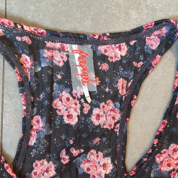 Free People Long Racer Back Tank Top - Picture 6 of 10